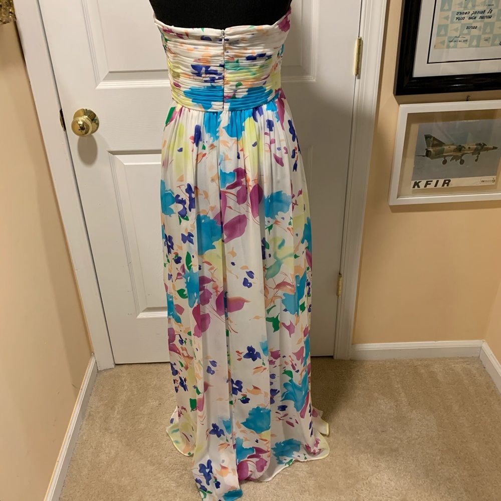 Yumi Kim floral strapless dress size medium - Picture 4 of 13